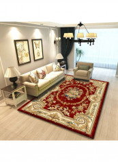 Floral Pattern Anti-Slip Floor Rug Multicolour 140x200cm
