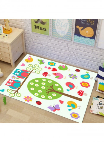 1 Piece Living Room Rug Cute Cartoon Animal Pattern Carpet Multicolour 120x160cm