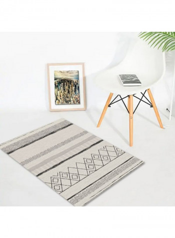 Rug Stripe Pattern Foldable Fashion Carpet Multicolour 120 x 160cm