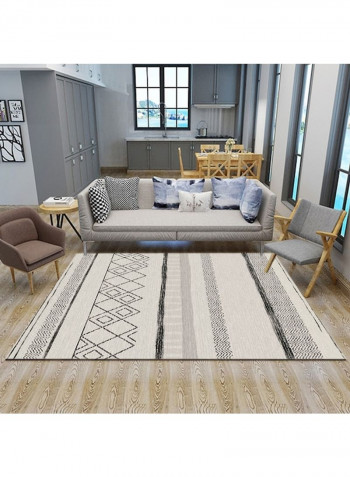 Rug Stripe Pattern Foldable Fashion Carpet Multicolour 120 x 160cm