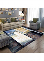 Living Room Rug Eco-friendly Simple Non-Toxic Carpet Multicolour 120 x 160cm