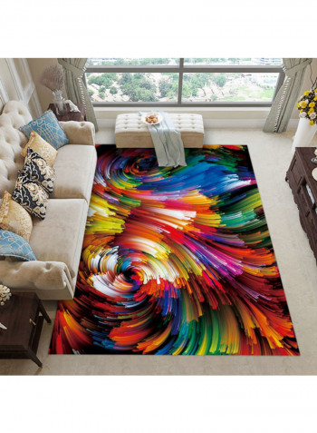 3D Pattern Floor Rug Multicolour 120x160cm