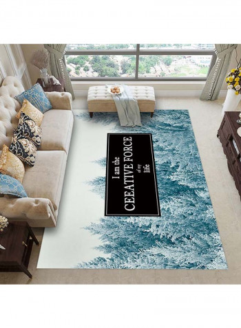 3D Stereoscopic Pattern Anti-Slip Carpet Multicolour 120x160cm