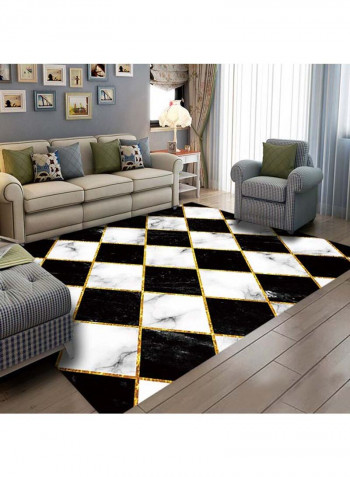 Geometric Pattern Anti-Slip Durable Carpet Multicolour 120x160cm