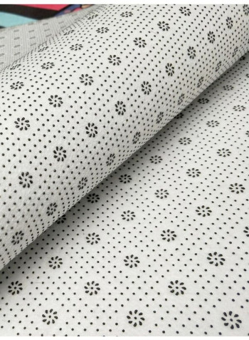 Creative Abstract Print Soft Bedroom Home Linen Mat Orange 140x200cm