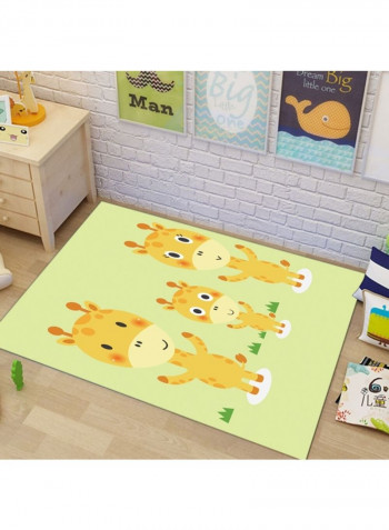 Cute Animal Pattern Floor Carpet Multicolour 120 x 160cm