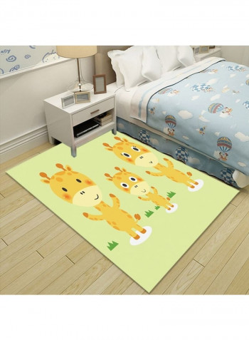 Cute Animal Pattern Floor Carpet Multicolour 120 x 160cm
