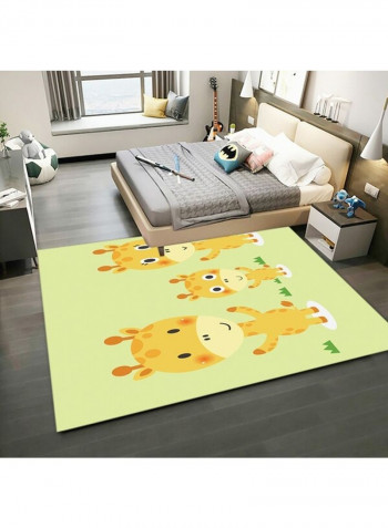 Cute Animal Pattern Floor Carpet Multicolour 120 x 160cm