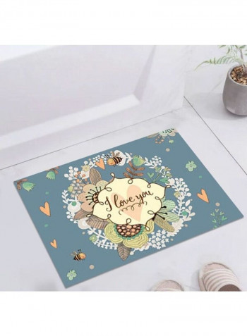 1-Piece Anti-Slip Comfortable Cartoon Carpet Multicolour 120x160cm