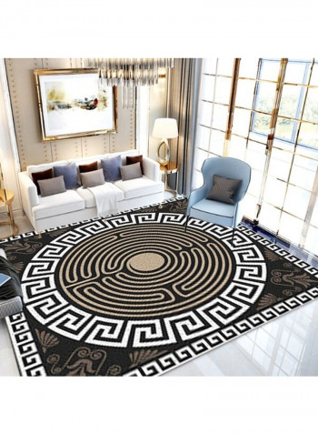 Line Pattern European Style Rug Multicolour 120 x 160cm