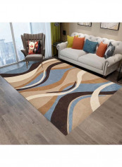 Living Room Floor Patching Water Absorbent Mat Multicolour 140x200cm