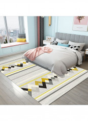 Geometric Pattern Bedroom Rug Multicolour 120x160cm