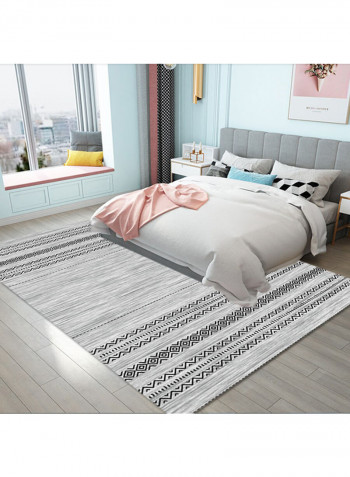 Anti-Slip Nordic Style Rug Grey 120x160cm