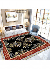 Floral Pattern Anti-Slip Soft Carpet Multicolour 120x160cm