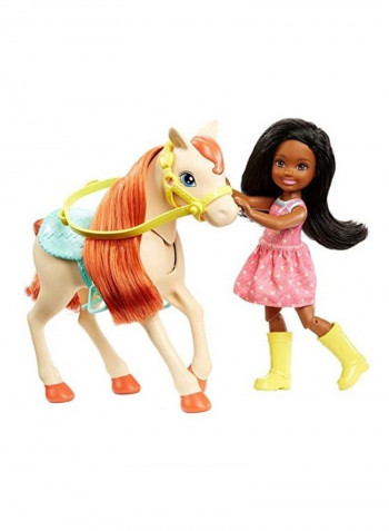 Barbie Playset With Barbie And Chelsea Dolls 5x20inch