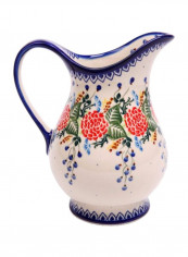 Ceramic Pitcher Jug White/Green/Red 4.25inch reviews Ceramic Pitcher Jug White/Green/Red 4.25inch