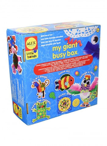 My Giant Busy Box Craft Kit Yellow/Green/Pink