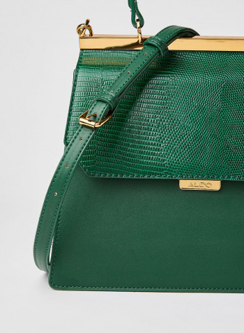 Ramelli Top Handle Crossbody Shoulder Bag Green