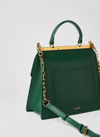Ramelli Top Handle Crossbody Shoulder Bag Green