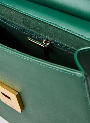 Ramelli Top Handle Crossbody Shoulder Bag Green