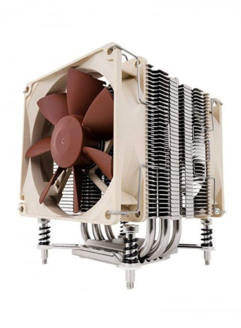 Premium CPU Cooler For Intel Xeon 9centimeter Beige/Brown
