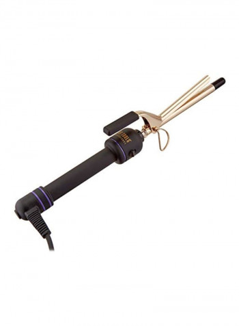 Professional 24k Gold Curling Iron Black/Gold/Purple