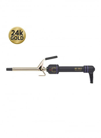 Professional 24k Gold Curling Iron Black/Gold/Purple