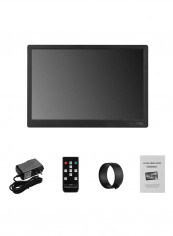 Electronic Led Digital Photo Frame Album Kit 15.4inch Black