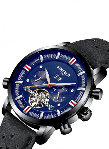 Men's Leather Chronograph Watch J2436BBL