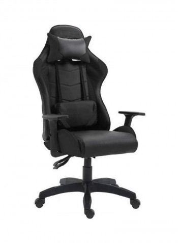 High Back Ergonomic Swivel Chair Black 50x128x65cm