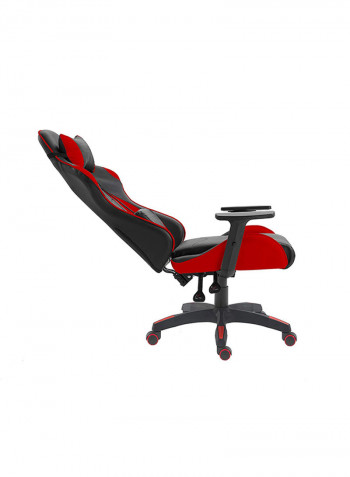 High Back Ergonomic Swivel Gaming Chair With Pu Leatherett Red 50cm
