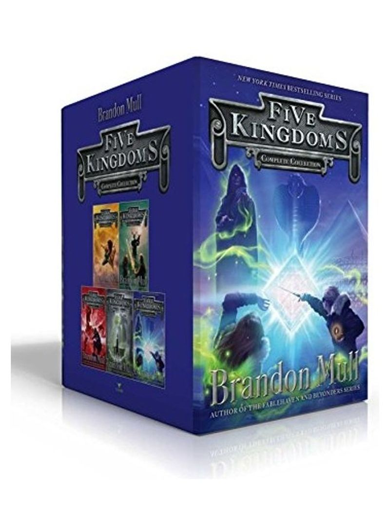 Five Kingdoms Complete Collection: Sky Raiders; Rogue Knight; Crystal Keepers; Death Weavers; Time Jumpers Hardcover English by Brandon Mull
