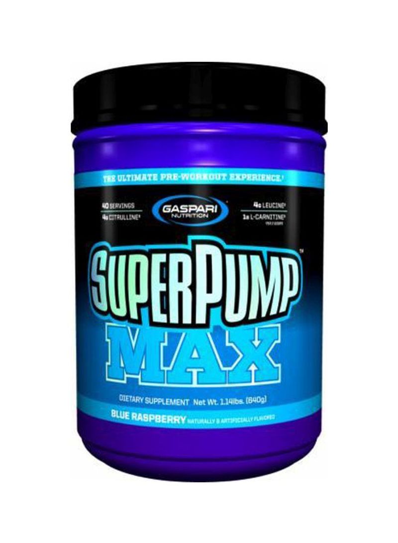 Super Pump Max Dietary Supplement - Blue Raspberry