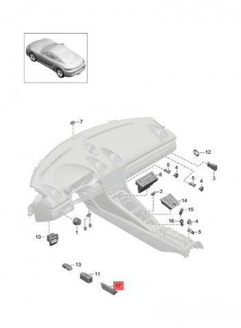 Trunk Lid Button Release Switch