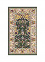 Zamzam Printed Prayer Mat Green/Yellow/Purple 70x110cm