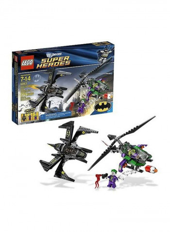 Super Heroes Batwing Battle Over Gotham City 6863