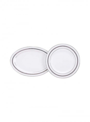 47-Piece Ovation Dinner Set White 23cm