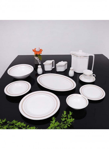 47-Piece Ovation Dinner Set White 23cm