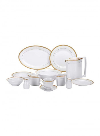 47-Piece Ovation Dinner Set White 25cm