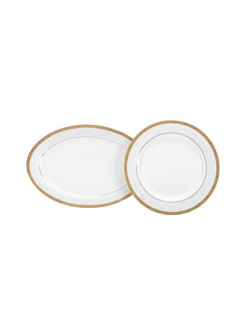 47-Piece Ovation Dinner Set White 25cm