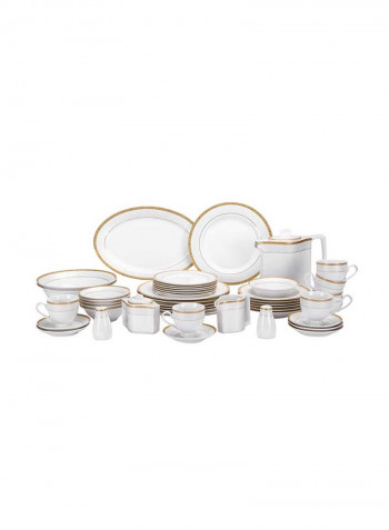 47-Piece Ovation Dinner Set White 25cm