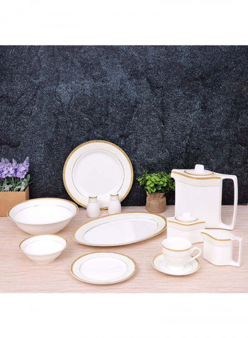 47-Piece Ovation Dinner Set White 25cm
