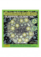 Glow-in-the-Dark Stepping Stone Kit Clear