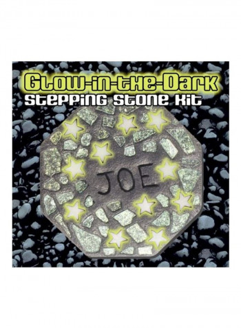 Glow-in-the-Dark Stepping Stone Kit Clear