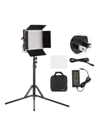 LED Photography Light With Stand White