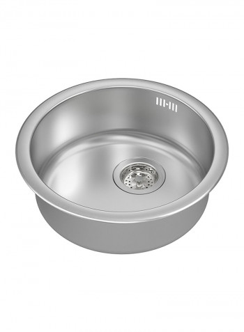 Stainless Steel Inset Sink Bowl Silver 15x45centimeter