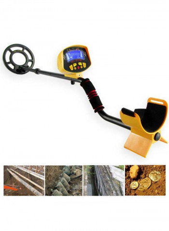 Ground Searching Metal Detector Yellow/Black