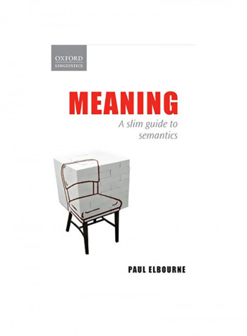 Meaning: A Slim Guide To Semantics Hardcover