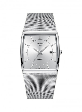 Men's Stainless Steel Date Display Analog Watch NNSB03708603