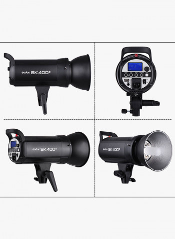 Professional Compact Studio Flash Strobe Light Black